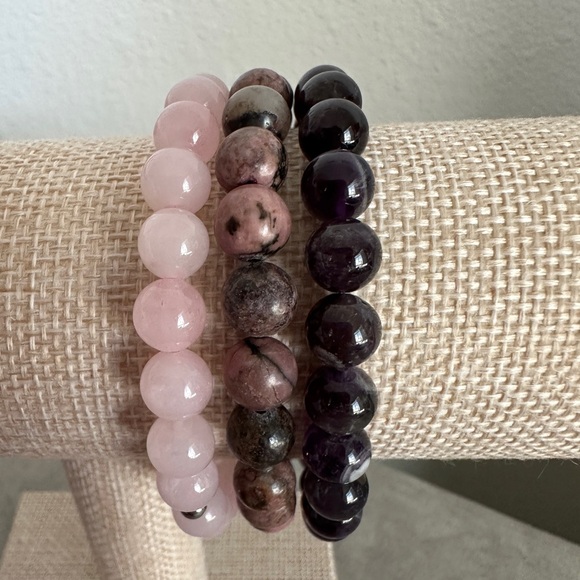 Jay King Jewelry - 3 beaded stretch bracelet set by Jay King